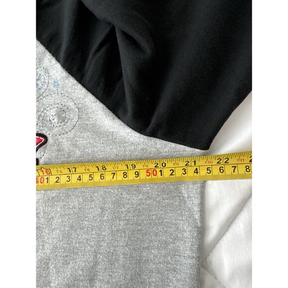 Disney Mickey Original Womens Size 1X Hoodie 1/4 Zip Fleece Hooded Sweatshirt - Picture 4 of 8